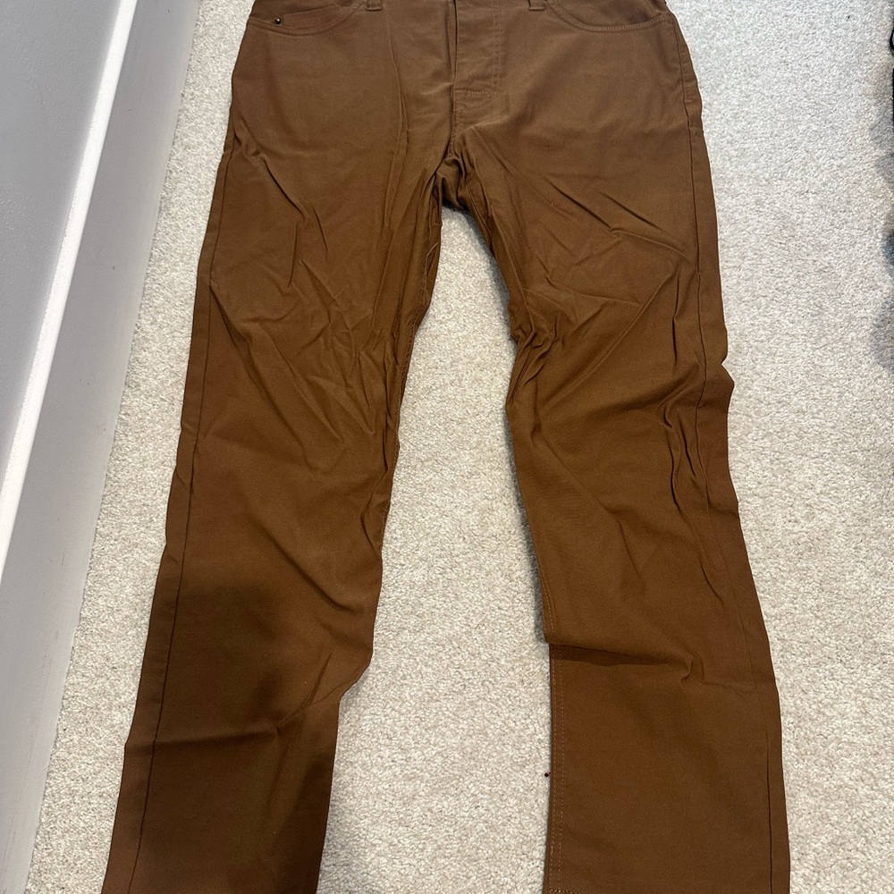 Brown Casual Pants